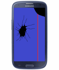 Samsung Galaxy S3 Display Digitizer LCD Reparatur Austausch Blau
