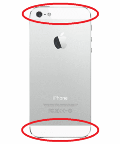 iPhone 5 Glas Abdeckung für Backcover Ober- und Unterseite