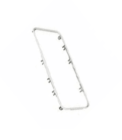 iPhone 4S Frontglas Rahmen Frame + Kleber - Weiss