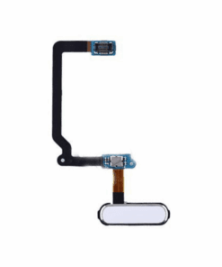 Home Button Flex kabel mit Fingerabdruck Sensor Weiss Ersatzteil