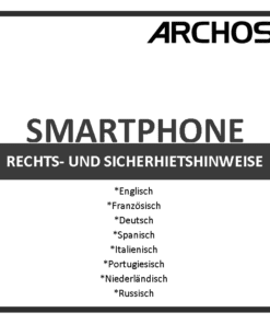 Archos Rechts- und Sicherheitshinweisse PDF-Format