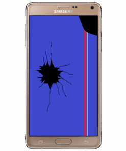 Galaxy Note 4 Display Digitizer LCD Reparatur Austausch Gold