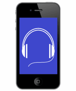 iPhone 4S Kopfhörer Buchse Reparatur Austausch Schwarz