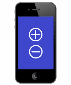 iPhone 4S Mute Stumm Volume Laut Leise Reparatur Austausch Schwarz