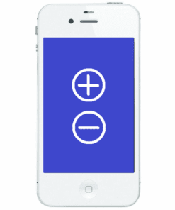 iPhone 4S Mute Stumm Volume Laut Leise Reparatur Austausch Weiss