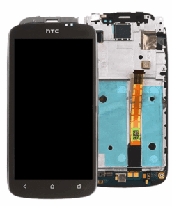 HTC One X Ersatzteil Komplett LCD Display, Digitizer und Frontrahmen - Schwarz