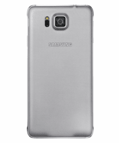 Samsung Galaxy Alpha Ersatzteil Backcover Silber