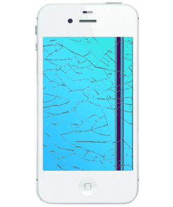 iPhone 4S Display Digitizer LCD Reparatur Austausch Weiss