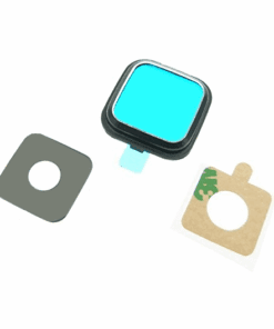 Galaxy Note 4 Ersatzteil 3in1 Kamera Linse Set Schwarz