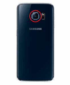 Samsung Galaxy S6 Edge Kamera Linse Schwarz (Black Sapphire) Reparatur