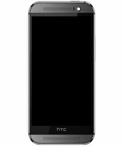 HTC One M8 Ersatz Display mit Rahmen Grau