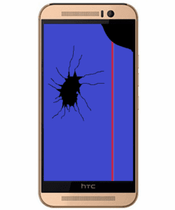 HTC One M9 Display Digitizer LCD Reparatur Austausch Gold