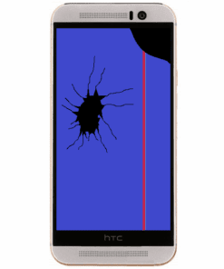 HTC One M9 Display Digitizer LCD Reparatur Austausch Silber