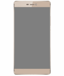 Huawei Ascend P8 Ersatz Display Digitizer LCD mit Rahmen Schwarz Gold