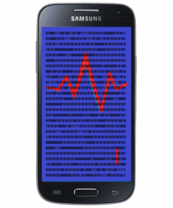 Alternative view of Galaxy S4 Mini Äusserliche Schadensanalyse KV1