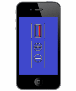 iPhone 4 Mute Stumm, Volume, Laut Leise Reparatur Austausch Schwarz