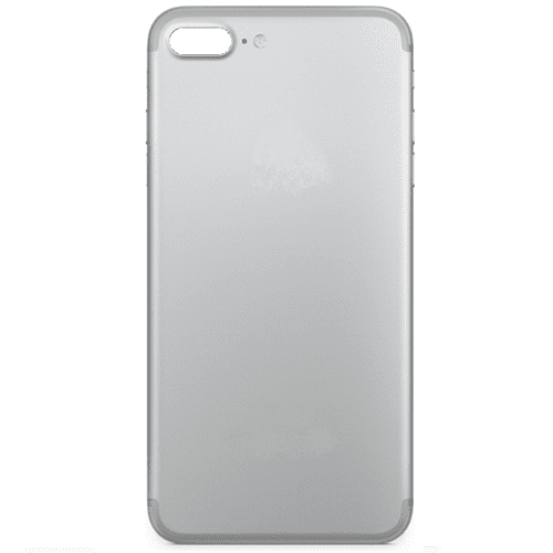iPhone 7 Plus Ersatz Backcover Rrückseite Rahmen Silber 02