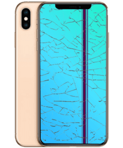 iPhone XS Max Display + Backcover Reparatur Gold