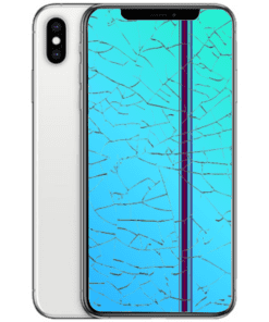 iPhone XS Max Display + Backcover Reparatur Weiss
