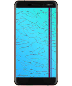 Nokia 6.1 Display Reparatur Austausch Schwarz