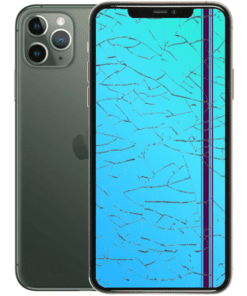 iPhone 11 Pro Max Display + Backcover Reparatur Grün