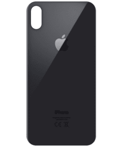 iPhone XS Ersatz Rückseite Backcover Schwarz