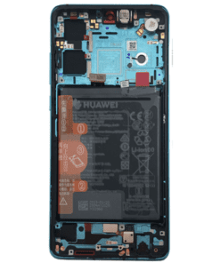 Alternative view of Huawei P30 Ersatz Display mit Rahmen Aurora