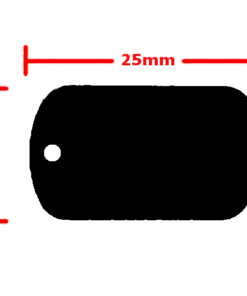 Alternative view of Personalisierte Erkennungsmarke (Klein)