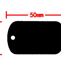 Alternative view of Personalisierte Erkennungsmarke (Gross)